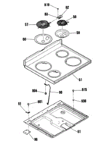 02 - Section2 parts for Ge Range RB757GN3 from AppliancePartsPros.com