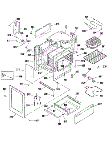 03 - Section3 parts for Ge Range RB755GN5WH from AppliancePartsPros.com