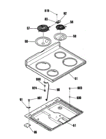 02 - Section2 parts for Ge Range RB767GN4WH from AppliancePartsPros.com