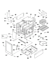 03 - Section3 parts for Ge Range RB755GN6WH from AppliancePartsPros.com