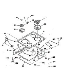 02 - Section2 parts for Ge Range RF724GP5AD from AppliancePartsPros.com