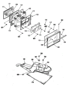 04 - Section4 parts for Ge Range RF724GP5WH from AppliancePartsPros.com