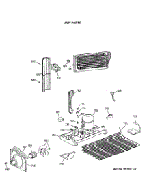 06 - Unit Parts parts for Ge Refrigerator CTX18CASALWW from AppliancePartsPros.com