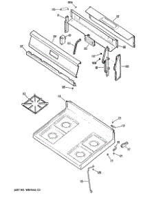 02 - Section2 parts for Ge Range RGB526ET1AD from AppliancePartsPros.com