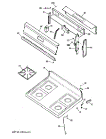 02 - Section2 parts for Ge Range RGB628ET1WH from AppliancePartsPros.com