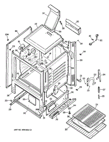 03 - Section3 parts for Ge Range RGB628ET1WH from AppliancePartsPros.com