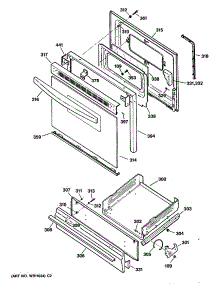 02 - Section2 parts for Ge Range RGB628GEV1WH from AppliancePartsPros.com