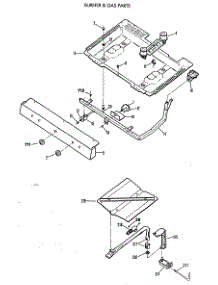02 - Burner & Gas Parts parts for Ge Range RGB524EV2AD from AppliancePartsPros.com