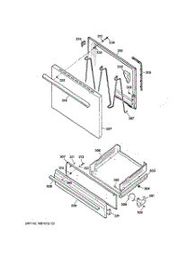 04 - Door & Drawer Parts parts for Ge Range RGB525PPA1WW from AppliancePartsPros.com