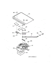 05 - Lock parts for Ge Range RB754Y2WH from AppliancePartsPros.com