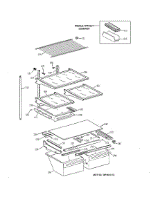 04 - Shelf Parts parts for Ge Refrigerator CTX21DIBBRWW from AppliancePartsPros.com