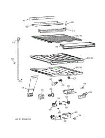 05 - Compartment Separator Parts parts for Ge Refrigerator CTX21HABBRAA from AppliancePartsPros.com
