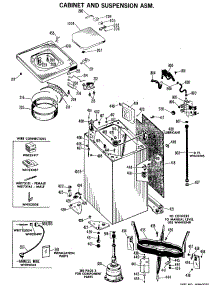 03 - Cabinet And Suspension Asm. parts for Ge Washer WWA5412VEL from AppliancePartsPros.com