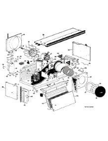 02 - Section2 parts for Ge Air Conditioner A2B348DEASRA from AppliancePartsPros.com