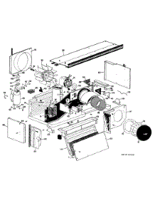 02 - Room Air Conditioner parts for Ge Air Conditioner A2B668DJALWA from AppliancePartsPros.com