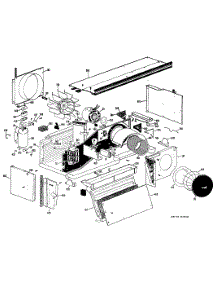 02 - Room Air Conditioner parts for Ge Air Conditioner A3B568DGASSA from AppliancePartsPros.com