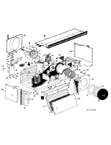 02 - Room Air Conditioner parts for Ge Air Conditioner A3B668DJALT1 from AppliancePartsPros.com