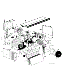 02 - Room Air Conditioner parts for Ge Air Conditioner A4B568DJANQ1 from AppliancePartsPros.com