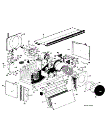 02 - Room Air Conditioner parts for Ge Air Conditioner A2B668DAELWA from AppliancePartsPros.com