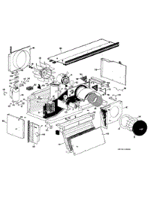 02 - Room Air Conditioner parts for Ge Air Conditioner A4B568DACNQ1 from AppliancePartsPros.com