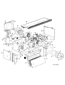02 - Room Air Conditioner parts for Ge Air Conditioner A2B558DCASSA from AppliancePartsPros.com