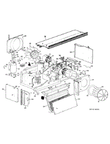 02 - Room Air Conditioner parts for Ge Air Conditioner A2B558EVASSA from AppliancePartsPros.com