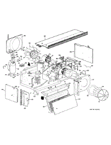 02 - Room Air Conditioner parts for Ge Air Conditioner A2B658CKBSYA from AppliancePartsPros.com