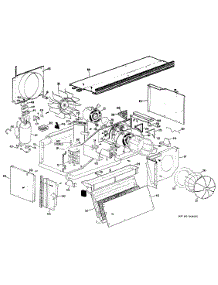 02 - Section2 parts for Ge Air Conditioner A2B578DACNQA from AppliancePartsPros.com