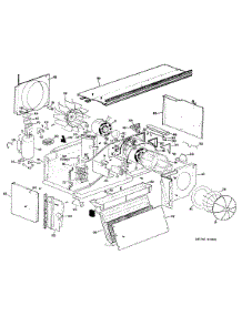 02 - Section2 parts for Ge Air Conditioner A2B559DAFSSA from AppliancePartsPros.com