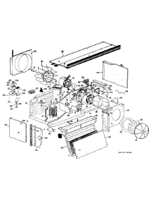 02 - Section2 parts for Ge Air Conditioner A2B758DJALEA from AppliancePartsPros.com