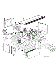 02 - Section2 parts for Ge Air Conditioner A2B779DJALDA from AppliancePartsPros.com