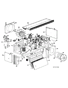 02 - Section2 parts for Ge Air Conditioner A2B758CKCNEA from AppliancePartsPros.com