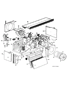 02 - Section2 parts for Ge Air Conditioner A2B758ENFSEA from AppliancePartsPros.com