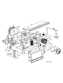 02 - Section2 parts for Ge Air Conditioner A2B588ESFSQ1 from AppliancePartsPros.com