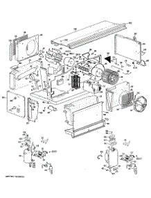 02 - Section2 parts for Ge Air Conditioner A3B689DEALW1 from AppliancePartsPros.com