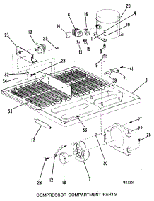 06 - Compressor Compartment Parts parts for Ge Refrigerator TCX20ZGC from AppliancePartsPros.com
