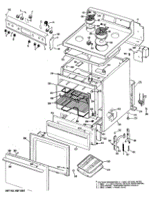 02 - Section2 parts for Ge Range JBS034N1 from AppliancePartsPros.com