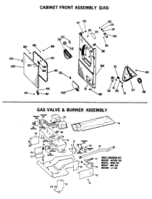 04 - Cabinet Front Assembly (Gas) parts for Ge Dryer DLL2650ABL from AppliancePartsPros.com