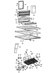 03 - Section3 parts for Ge Refrigerator CTF19GBCR from AppliancePartsPros.com