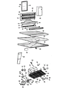 03 - Section3 parts for Ge Refrigerator CTF17PBCR from AppliancePartsPros.com