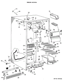 02 - Freezer Section parts for Ge Refrigerator CSF22EBC from AppliancePartsPros.com