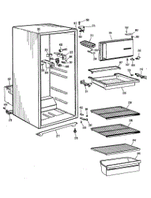 02 - Section2 parts for Ge Refrigerator SSD14CBNL from AppliancePartsPros.com