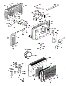 02 - Section2 parts for Ge Air Conditioner KT805LPL1 from AppliancePartsPros.com