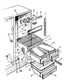 03 - Section3 parts for Ge Refrigerator CSF24KMC from AppliancePartsPros.com