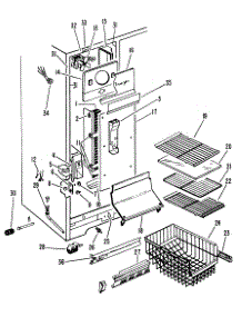 04 - Section4 parts for Ge Refrigerator CSF24KMC from AppliancePartsPros.com
