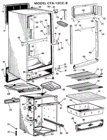 02 - Section2 parts for Ge Refrigerator CTA12CCBR from AppliancePartsPros.com