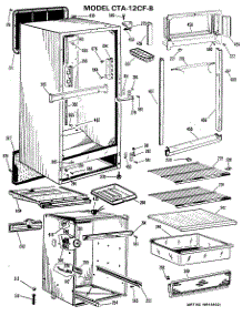 02 - Section2 parts for Ge Refrigerator CTA12CFBR from AppliancePartsPros.com