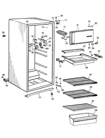 02 - Section2 parts for Ge Refrigerator SSD11CGBR from AppliancePartsPros.com