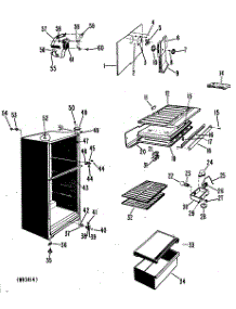 03 - Section3 parts for Ge Refrigerator CTF14BJC from AppliancePartsPros.com