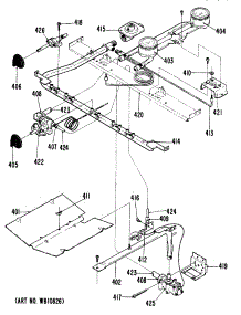 03 - Section3 parts for Ge Range RGB528PJ3 from AppliancePartsPros.com